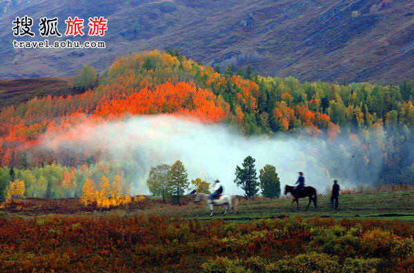 如诗如画的湖光山色 