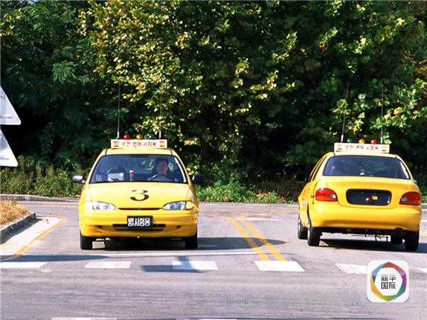 　　图为韩国某驾校培训场景。韩联社发